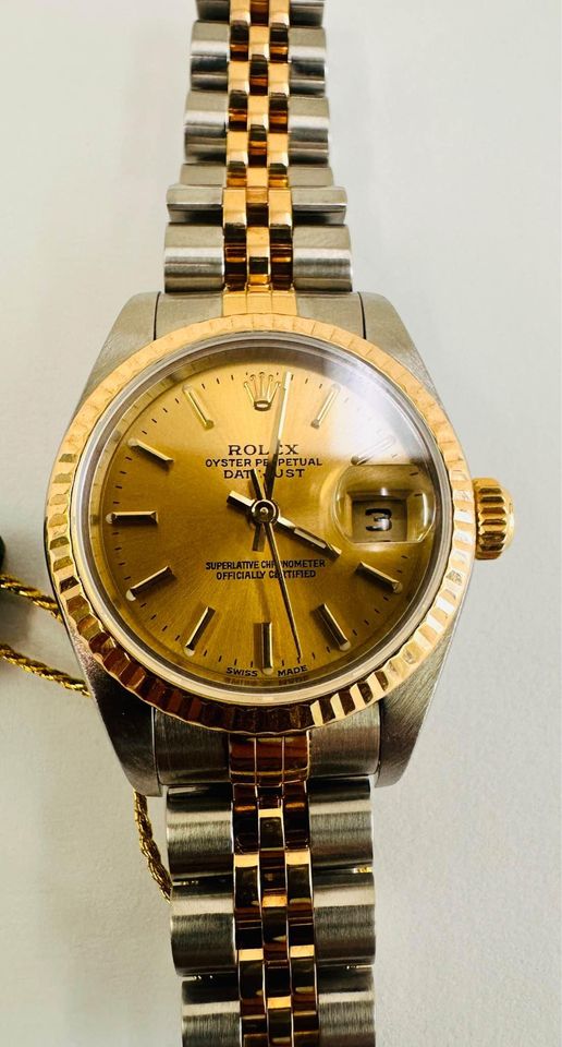 Rolex Ladies Oyster Perpetual Datejust 18k, 26mm