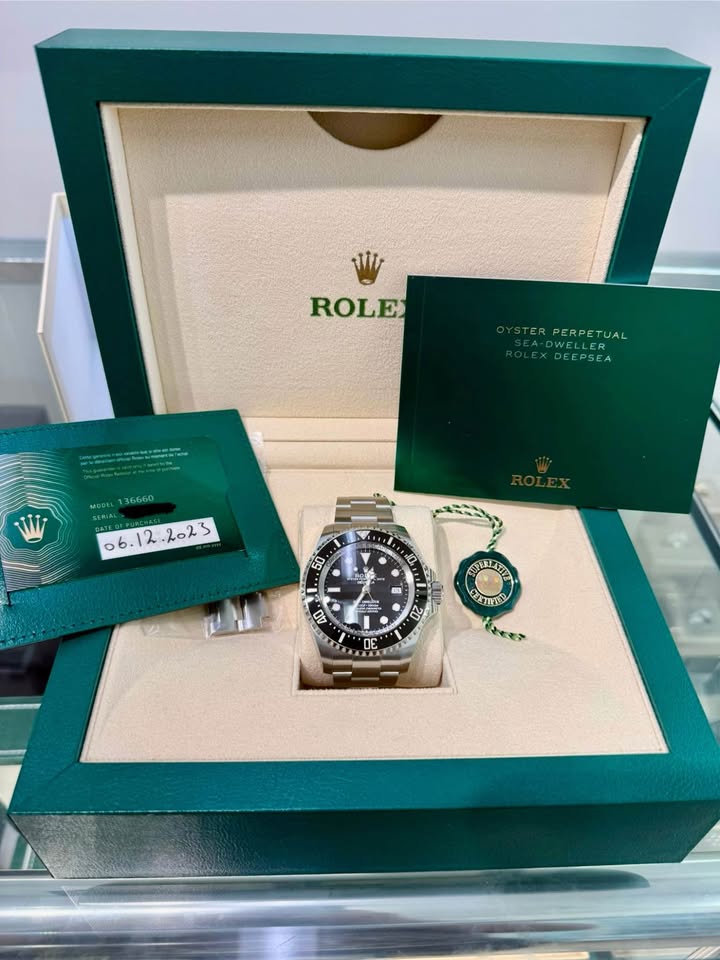 Rolex Sea-Dweller Deepsea 2023 mint condition, Full Set Model#136660