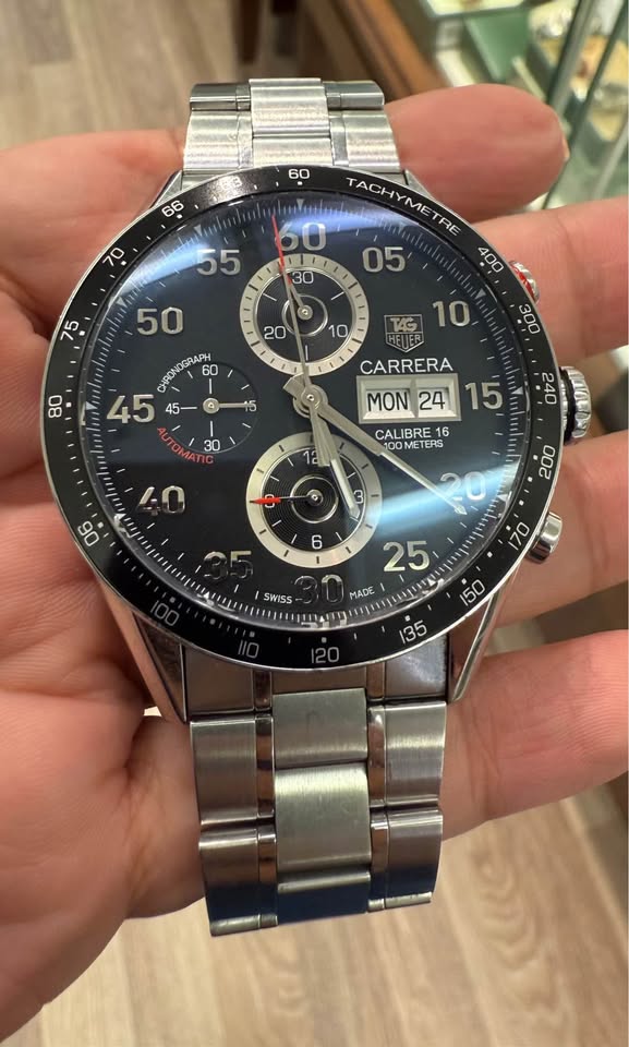 Tag Heuer Carrera Calibre 16 - 100 meters 43mm Men’s Automatic Watch CV2A10