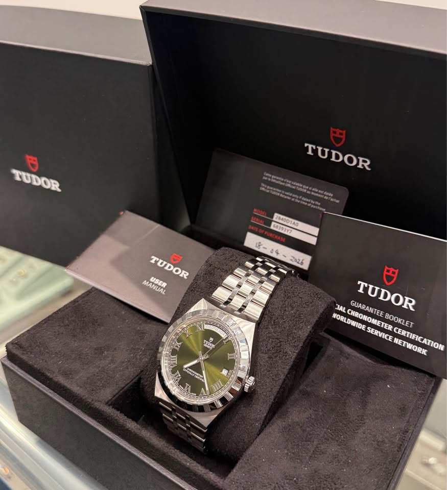 Tudor Royal April 2026 , Full Set , Green Dial , Unworn