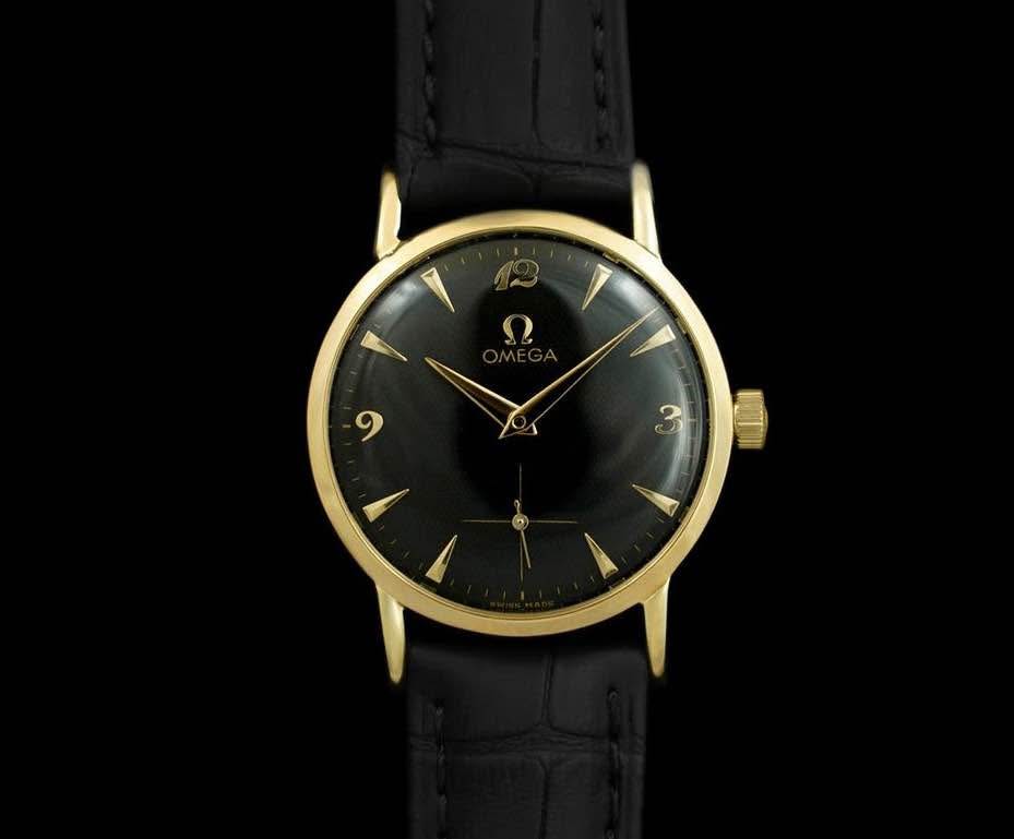 Vintage Omega Seamaster 34mm , 17 jewels , Automatic 34mm Watch In Mint Condition 14k Gold Case