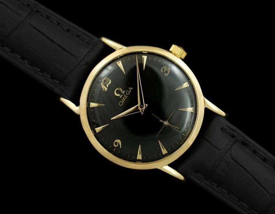 Vintage Omega Seamaster 34mm , 17 jewels , Automatic 34mm Watch In Mint Condition 14k Gold Case