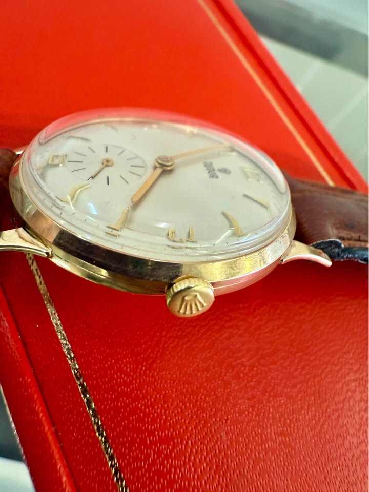 Vintage Tudor Gentleman's 9ct Wrist Watch, 32mm , Manual Winding