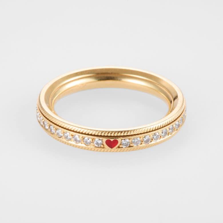 Wellendorff Anniversary Ring "My Heart" With Diamonds-Limited Edition