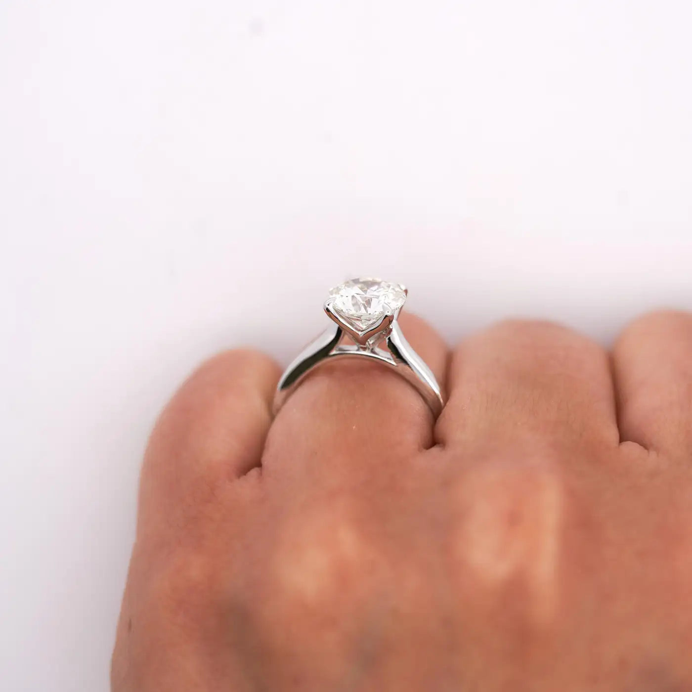 2.01 Carat Canadian Maple Leaf Solitaire Ring